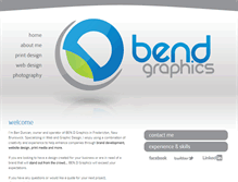 Tablet Screenshot of bendgraphics.ca